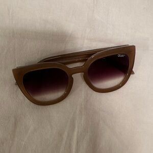 Quay Australia Brown Cat-Eye Sunglasses